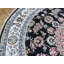 Tapis à main one-of-kind noué la blue/black 5 pi 11 po Adonica
