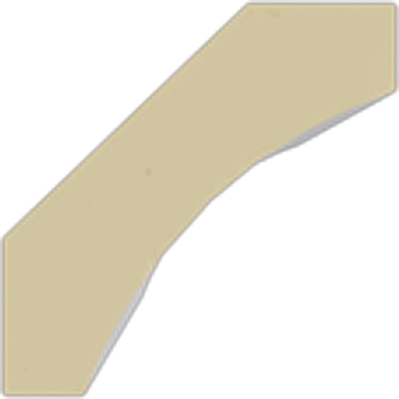 1 1/8"H x 1 1/8"P x 1 1/2"F x 94 1/2"L Traditional Crown Moulding