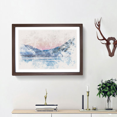 Moon over Iceland - Framed Print