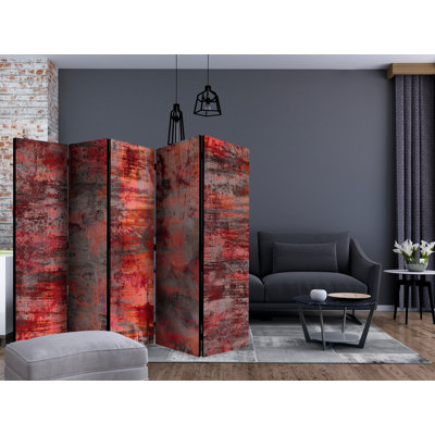 Guanciale 225 cm W x 172 cm H 5 - Panel Solid Wood Folding Room Divider