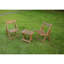 Ensemble de bistro et de table rectangulaire pliable avec ensemble de chaises et table rectangulaire