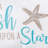 Wish Upon A Starfish Embroidered Throw Pillow