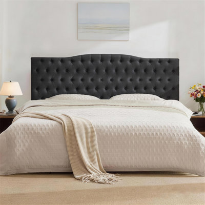 Aveigha Arched Upholstered Headboard by Lark Manor