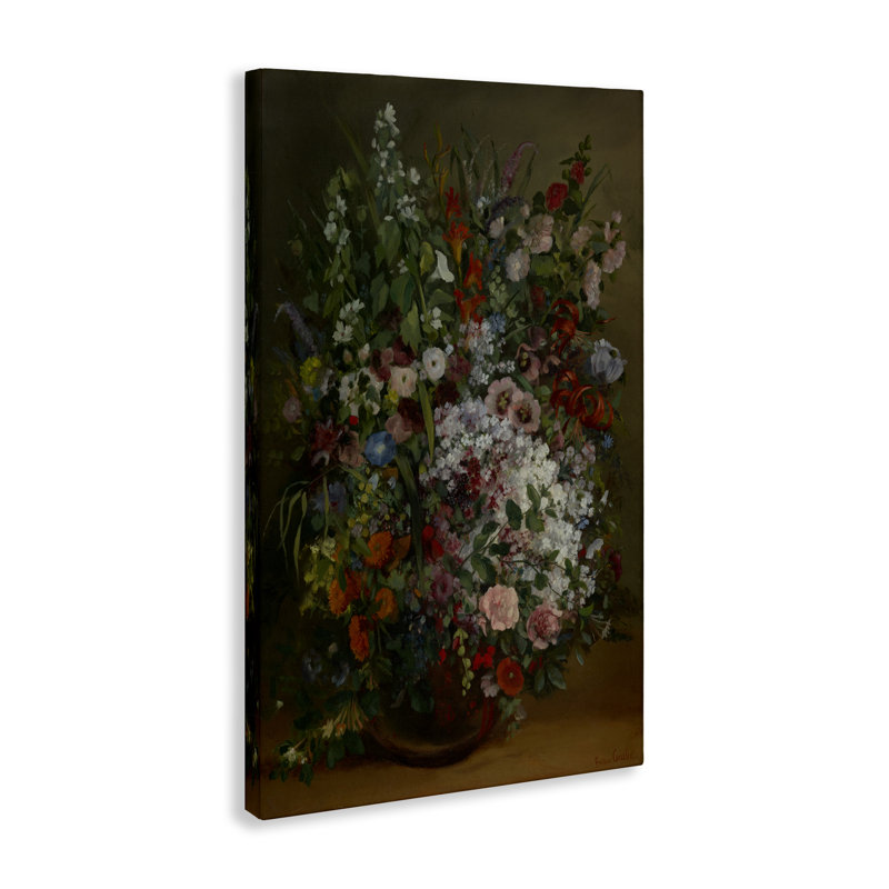 Art mural classique sur toile Bouquet de fleurs par one1000paintings, H 20 po x l 30 po