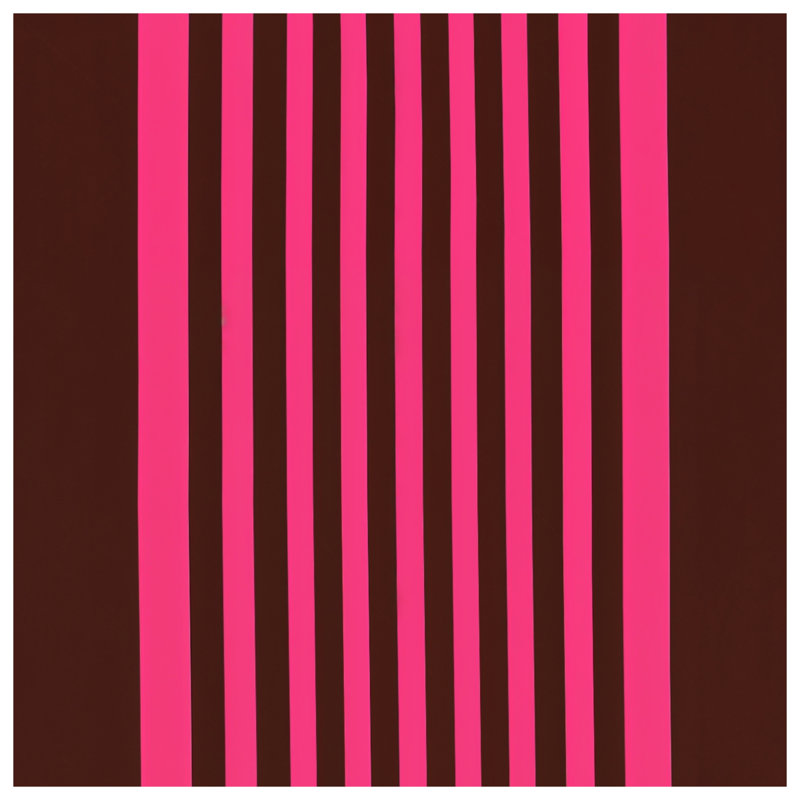 Pink Vertical Stripes Duvet Covers, Queen