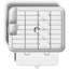 Égouttoir à vaisselle compact avec cadre en acier inoxydable 360º Easy Drain-126230650