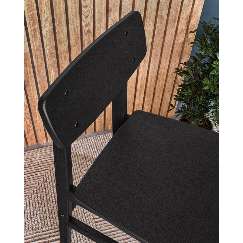 Chaise Urban Modern Studio (simple), Noir