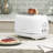 HADEN Chelsea 2 Slice Toaster Wide Slot with Removable Crumb Tray and Control Settings Chrome-107532269