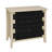 3 Drawer Sideboard With Adjustable Shelves And Handle - Hand Woven Rope Drawers For Kitchen, Modern Design, Natural Color, Particle Board + Construction, Slide Rails Effortless Movement Entryway,