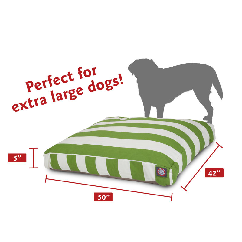 Lit pour animaux Majestic, Très grand (l 42 po x P 50 po x H 5 po), Sauge