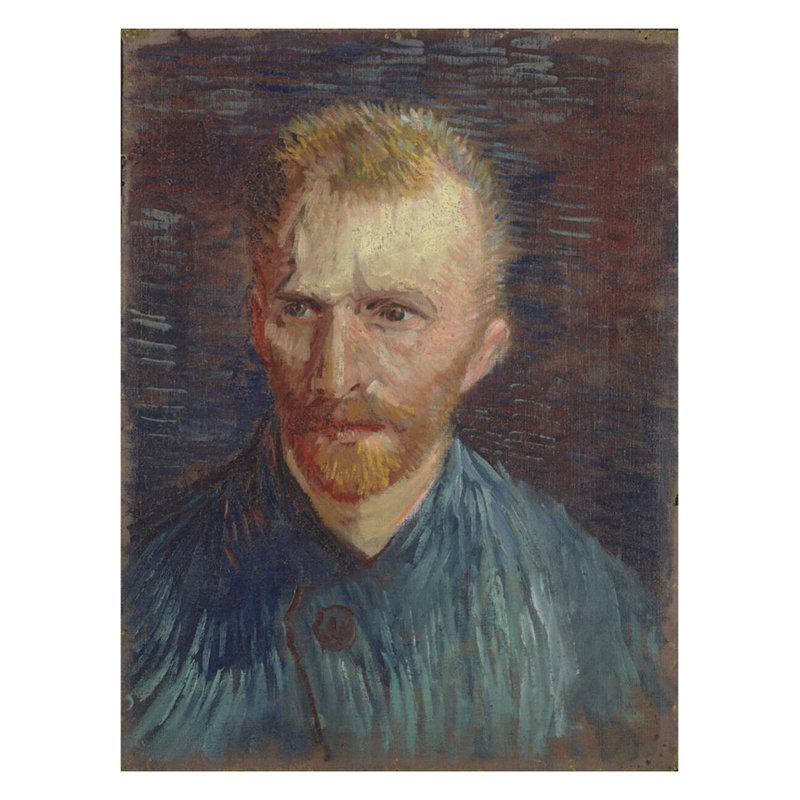 Autoportrait par Vincent van Gogh - Estampe numérique, H 28 po x l 22 po