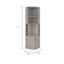 Armoire de coin Syrah avec deux portes, trois tablettes ouvertes et porte-bouteilles-702646414