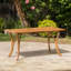 Table de salle à manger d'extérieur 59 po 59 po Idée de cadeau