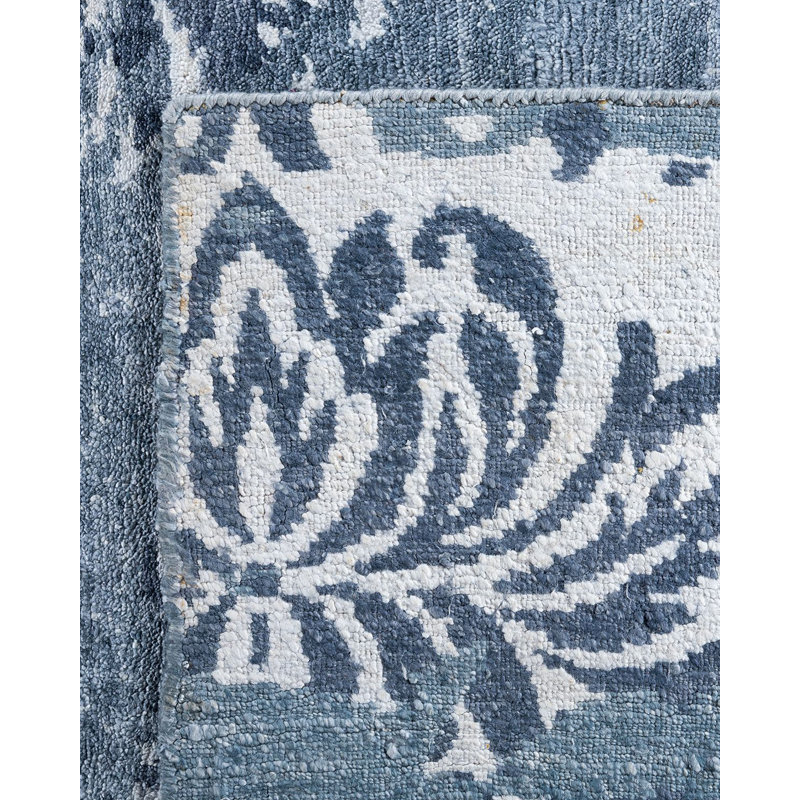 Overdyed One-of-a-Kind 9' 2" X 12' 0" Hand Knotted Area Rug
