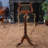 Solid Wood Mahogany Plant Stand 1 Tier