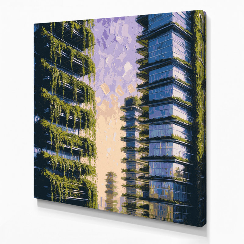 Art mural sur toile Sci Fi, H 16 po x l 16 po