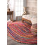 Tapis multicolore en coton tressé à la main bohème-1448969512