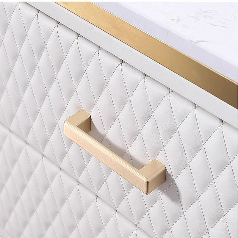 Meuble télé léger et luxueux, H 16,54 po x L 86,61 po x l 15,75 po