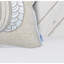 Coussin en dentelle brodée citrouille