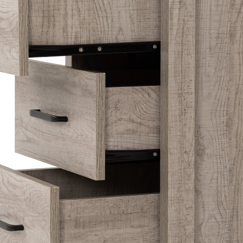 Naisha 45cm W Particle Board / Chipboard Bedside Table