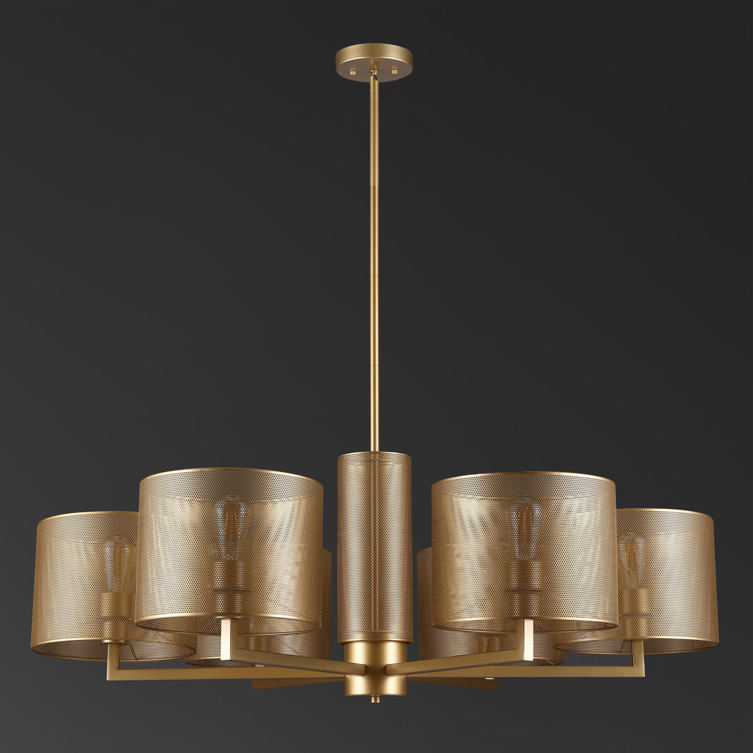 Meliora 6 - Light Dimmable Cylinder Chandelier AllModern 