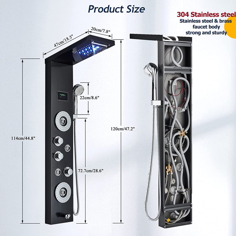 Stefanski Shower Tower Panel