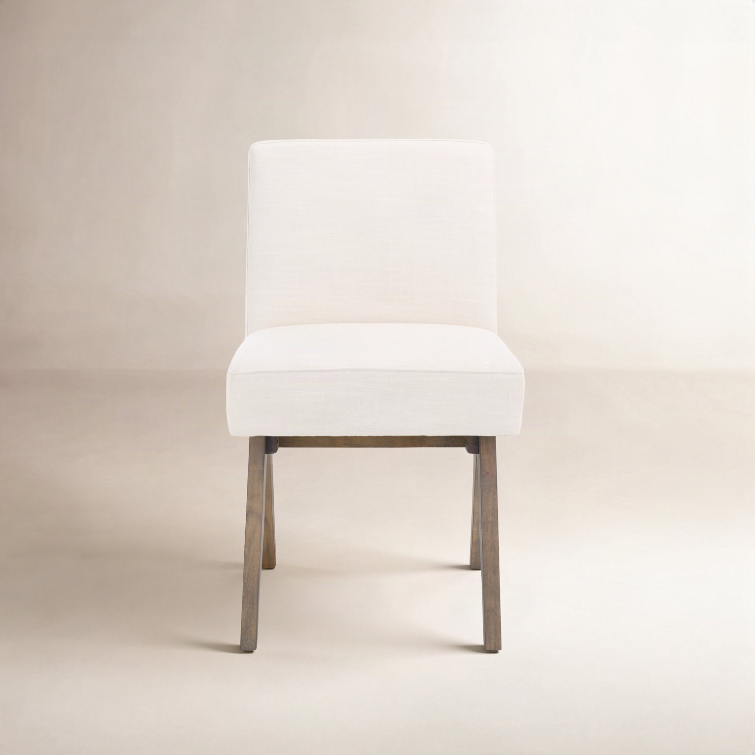 Springdale Linen Oak Parsons Dining Chair, White Washed