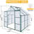 Greenhouse 8X6ft With Construction - Last For Years In Outdoor Backyard All Seasons Heavy Duty Plants Durability Season Conditions-126198094