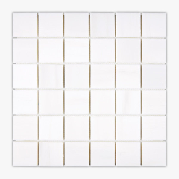 Bianco 12" x 12" Marble Mosaic Wall & Floor Tile