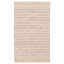 Tapis géométrique gris / beige en laine tissé à plat à la main Edwin