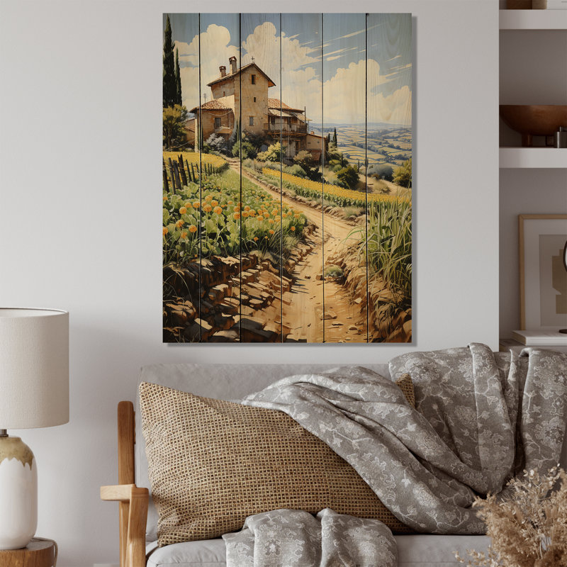 Château de France I sur bois, H 40 po x l 30 po x P 0,78 po