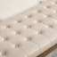 Banc de bout rembourré avec appui-tête, banc de fenêtre capitonné-134393843-134393844