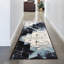 Tapis noir touffeté à motif géométrique Matias-1262989413