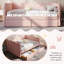 Lit de jour Gingham avec 2 tiroirs de rangement et port USB, forme ondulée-728224154-728224158