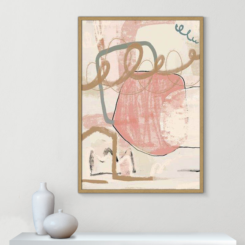 «Carmelo Delightful Spring Colors on Paper» par Leah Straatsma, reproduction, H 41,5 po x l 29,5 po x P 0,75 po