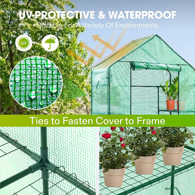 4.6' W x 2.3' D Hobby Greenhouse