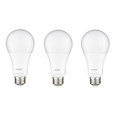 Paquet de 3, DEL, homologué UL, ampoule A21, blanc chaud 3000K