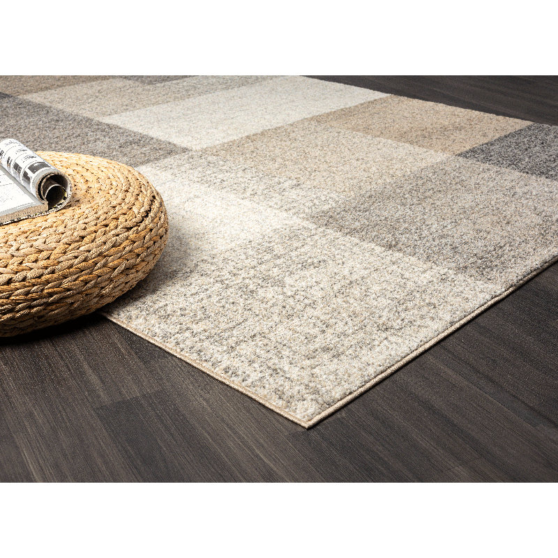 Cashton Geometric Print Area Rug, Beige, Rectangle 200 x 280cm