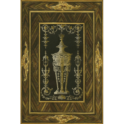 Inlay Study II - Wrapped Canvas Print