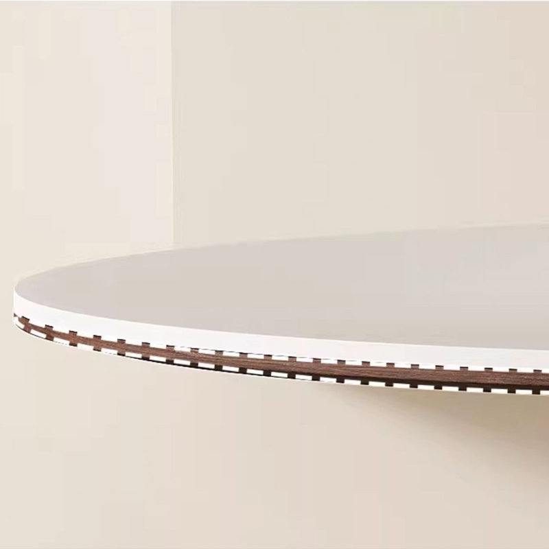 Table de salle à manger blanche, H 29,53 po x L 39,37 po x l 39,37 po
