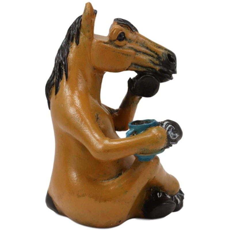 Figurine de porte-verre café à l’œil