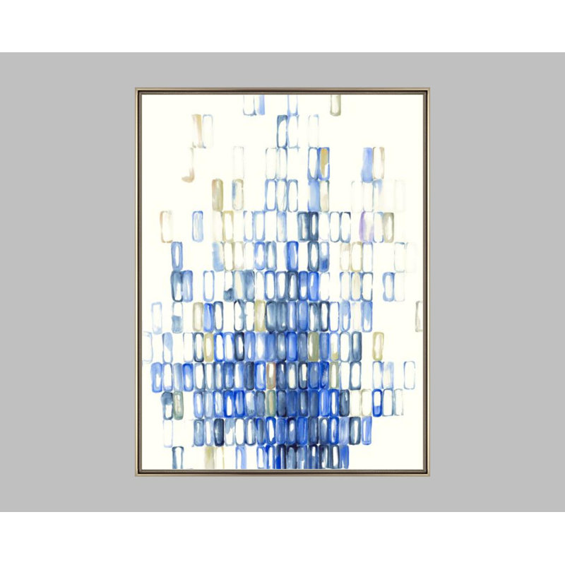 Gradation II Print by Sara Brown, Image Brush Gel, 32" H x 24" W x 1.5" D