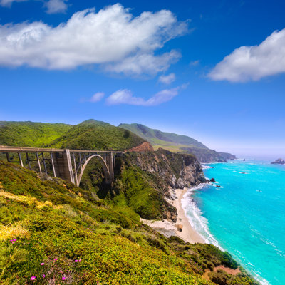 «California Bixby Bridge» par Lunamarina - photographie sur toile tendue