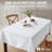 Sarok Rectangle Geometric Jacquard Tablecloth-1675932983-1675932978