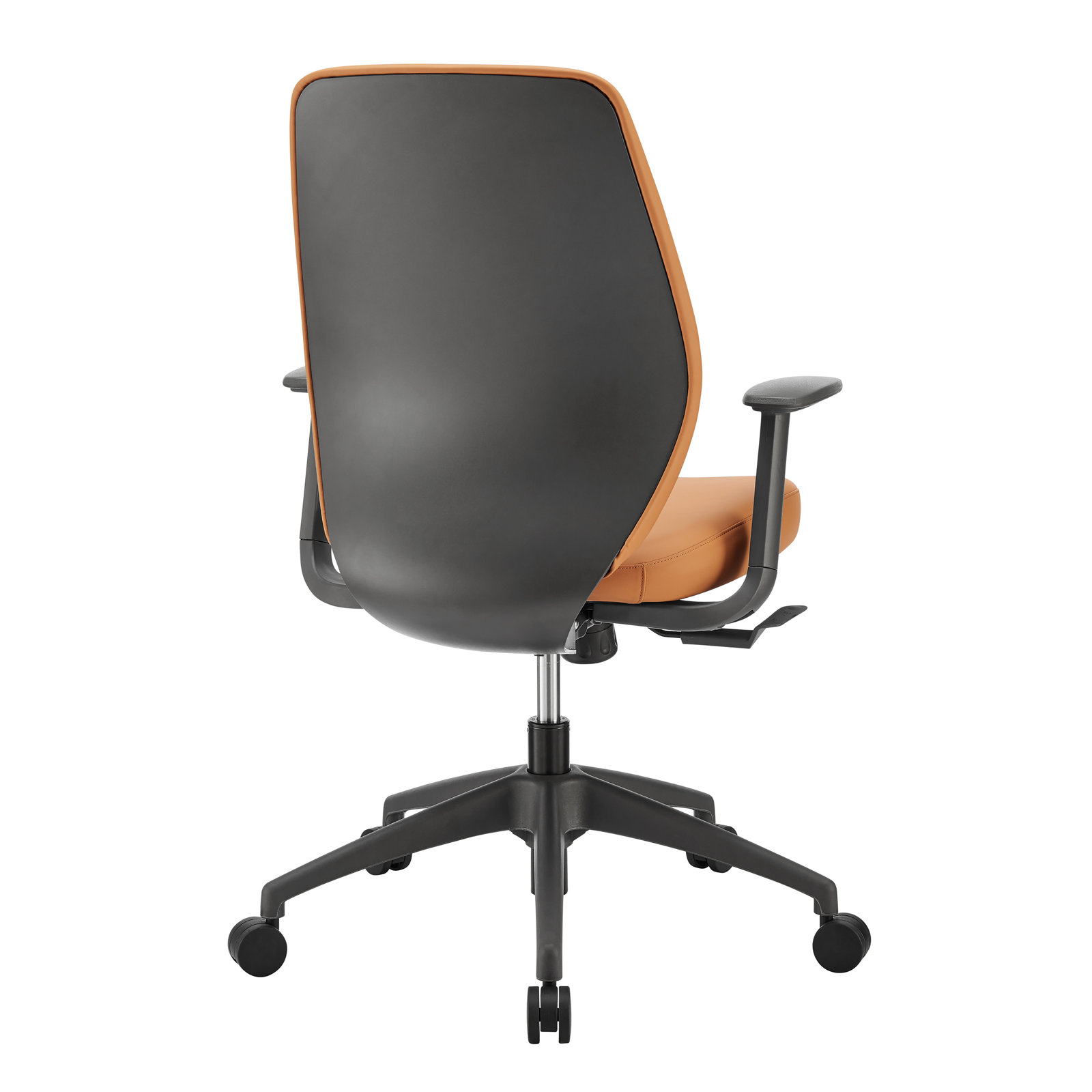Luccia Swivel Office Chair, Caramel