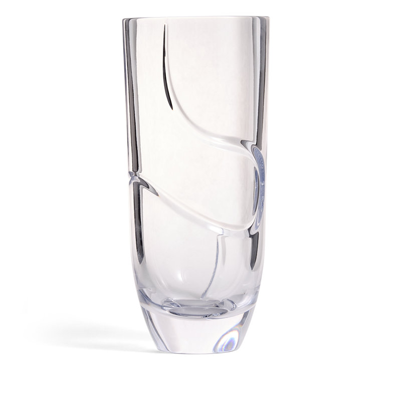 Vera Wang Luxe Graphite 8in Vase