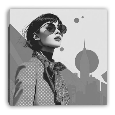 Urban Noir Wrapped Canvas Wall Art