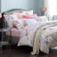 Ensemble de housse de couette 100% coton 800TC 800TC, ensemble de literie à motif floral 3 pièces papillon rétro vert, motif botanique esthétique pour chambre d'amis-129787681-130899309