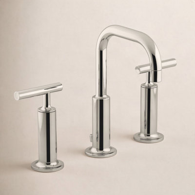 Purist Widespread Faucet with Drain Assembly