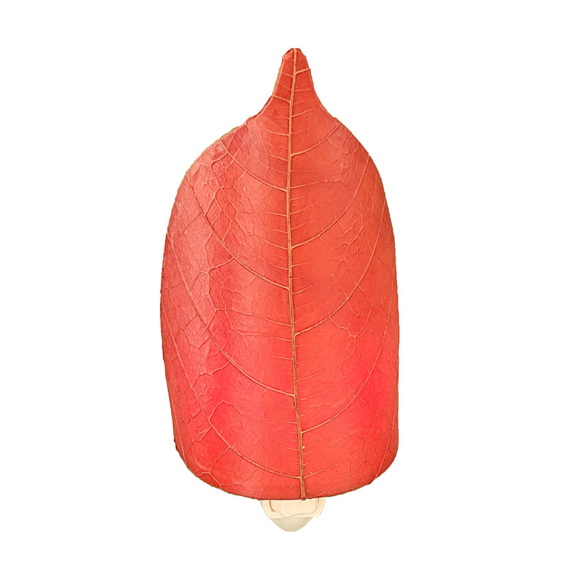 Veilleuse feuille, Rouge